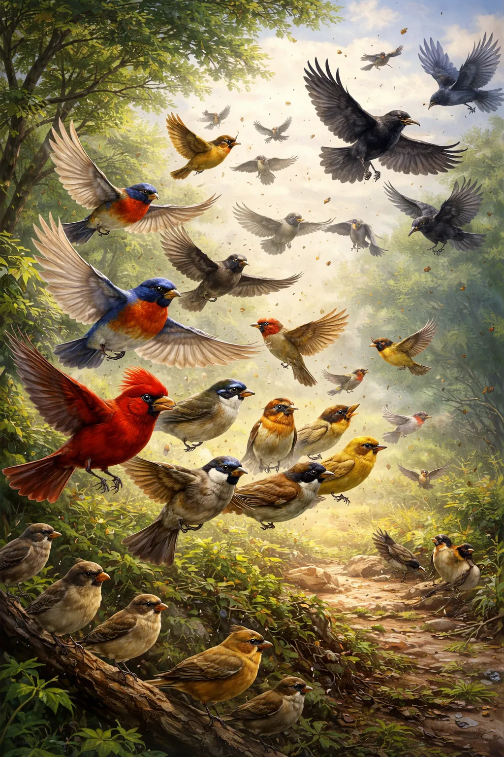 when-the-birds-drove-the-crows-away-there-is-strength-in-unity