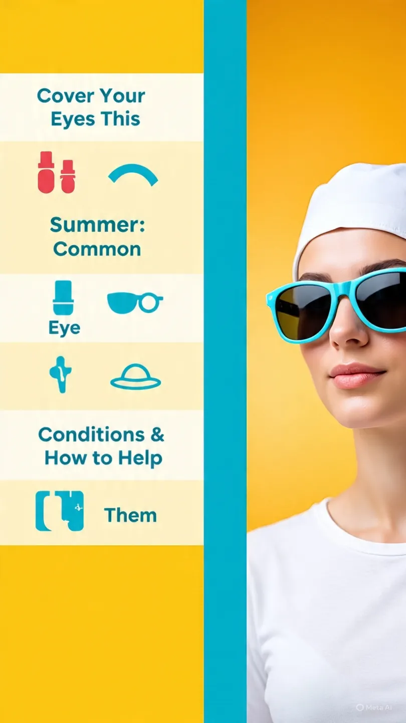 Cover Your Eyes This Summer Common Eye conditions & How to help Them - on ArticlePaid