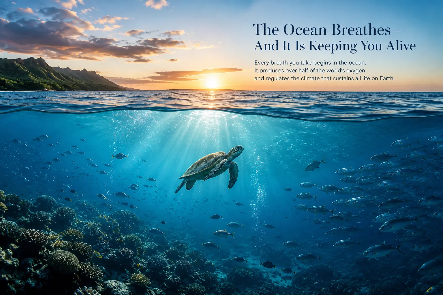 "The Ocean Breathes, And Without It, None of Us Would Take Another Breath"