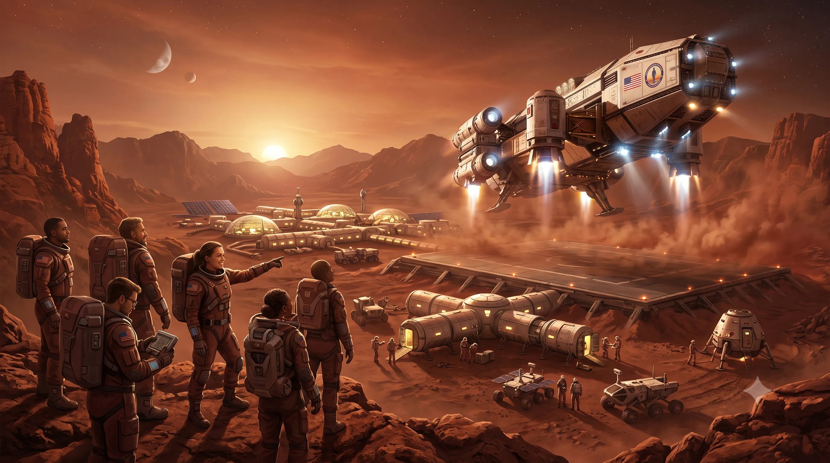 What If Humans Transferred to Mars Tomorrow?