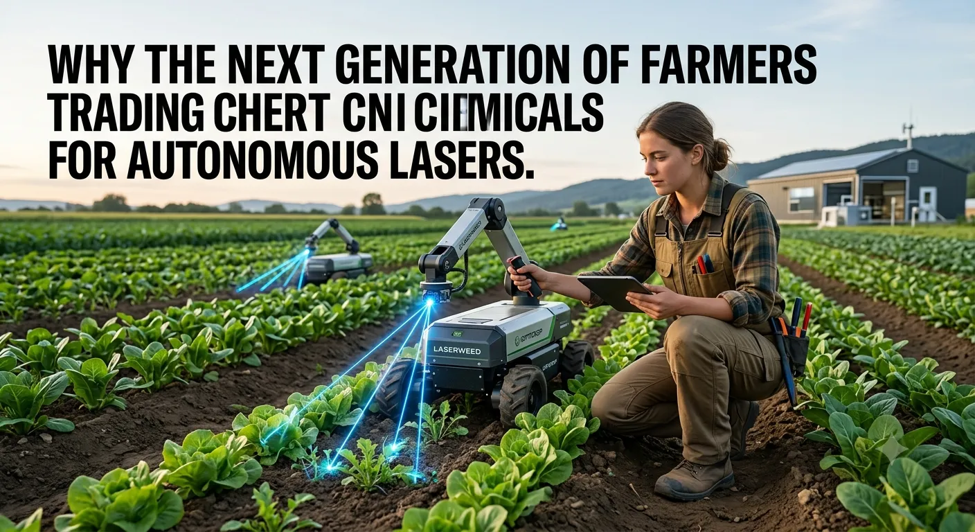 Why the Next Generation of Farmers Are Trading Chemicals for Autonomous Lasers