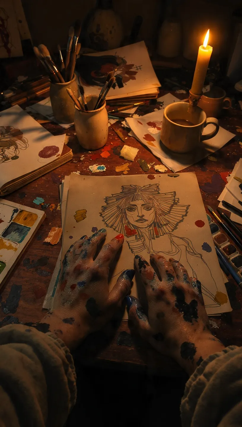 cursed-with-creating-an-artist-s-addiction