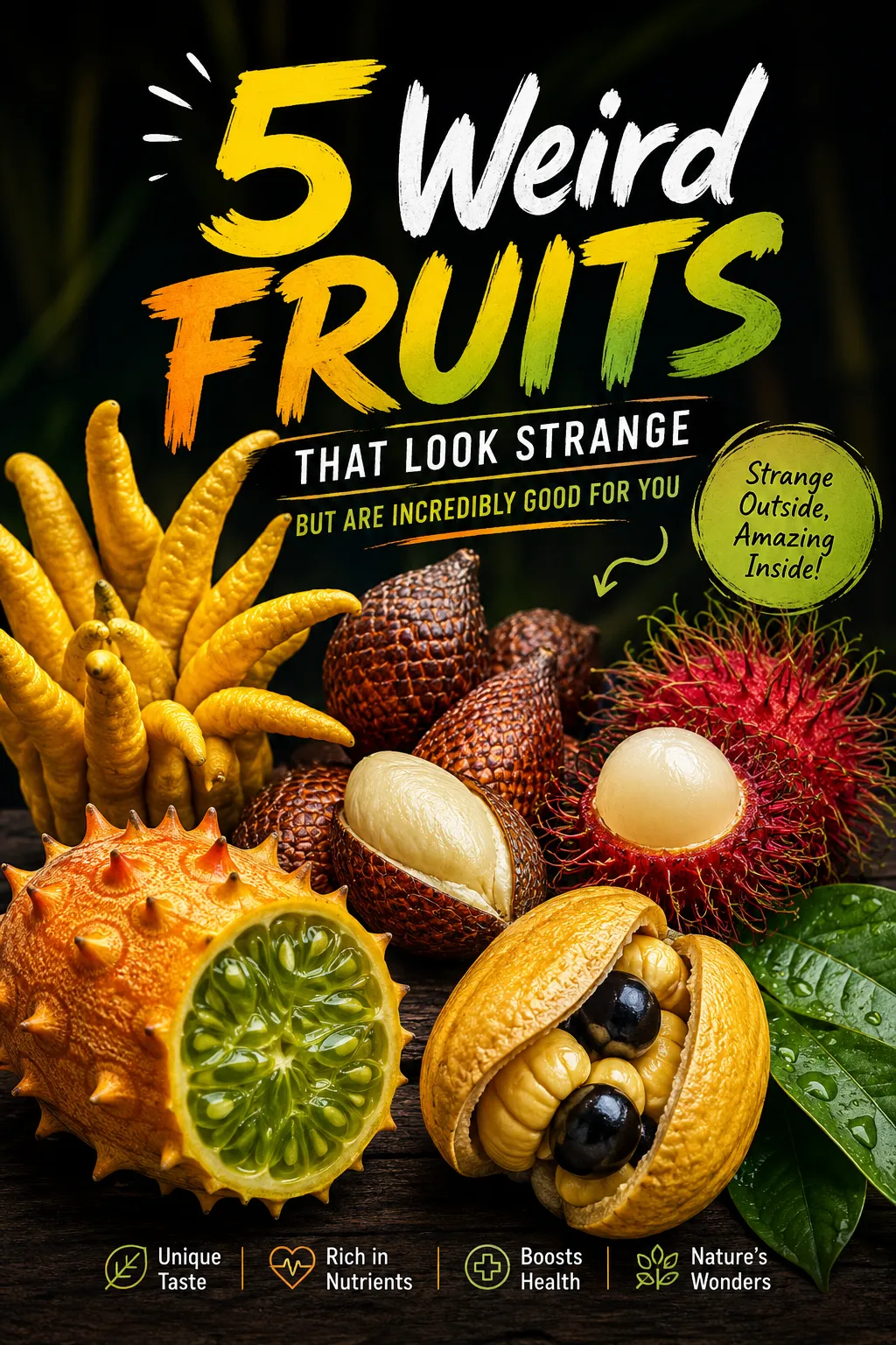5 Weird Fruits That Look Like They're From Another Planet  | ArticlePaid