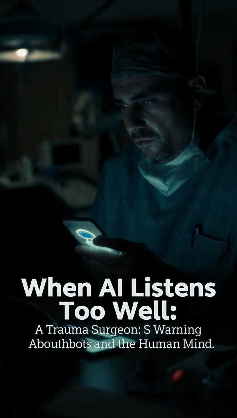 When AI Listens Too Well: A Trauma Surgeon's Warning About Chatbots & the Human  | ArticlePaid