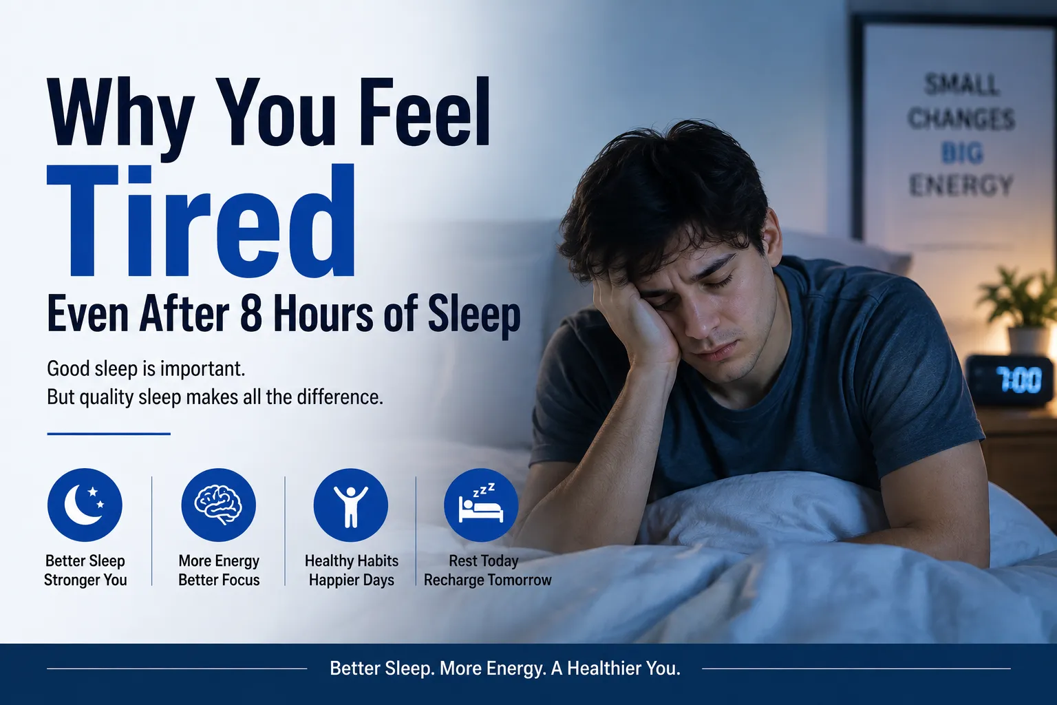 Why You Feel Tired Even After 8 Hours of Sleep  | ArticlePaid
