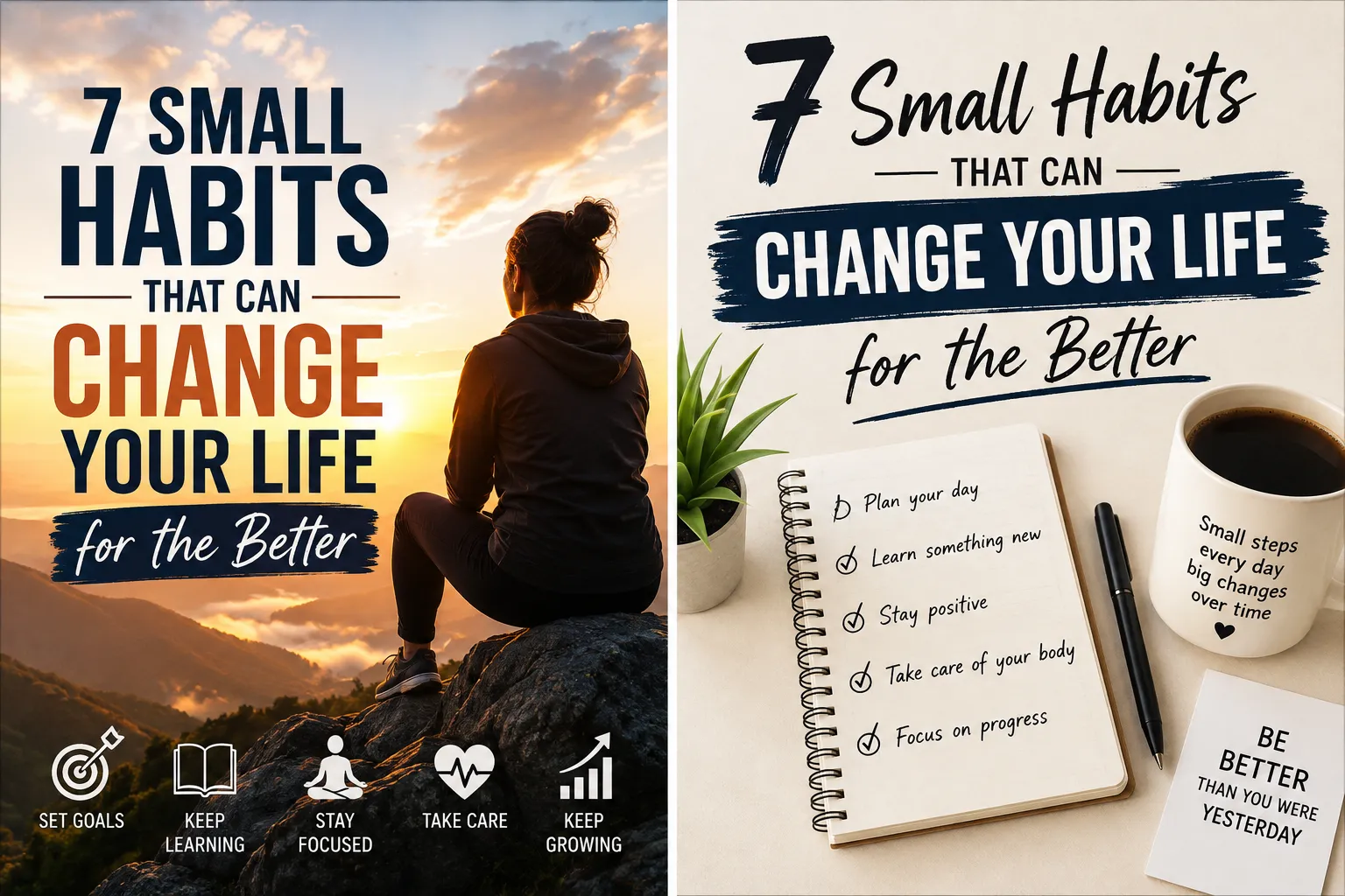 7 Small Habits That Can Change Your Life for the Better  | ArticlePaid