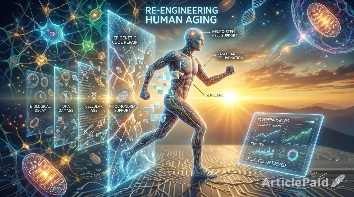 Re-Engineering of Human Aging: How Biotech Is Decoupling Lifespan from Decline  | ArticlePaid