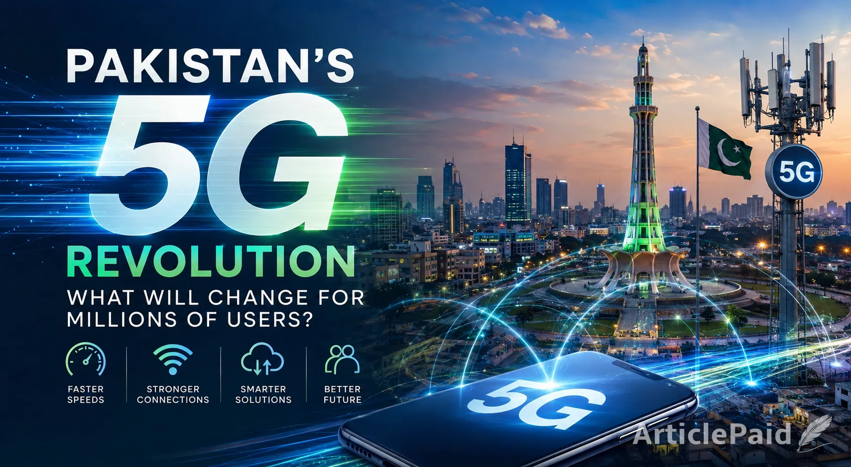 Pakistan’s 5G Revolution: What Will Change for Millions of Users?  | ArticlePaid