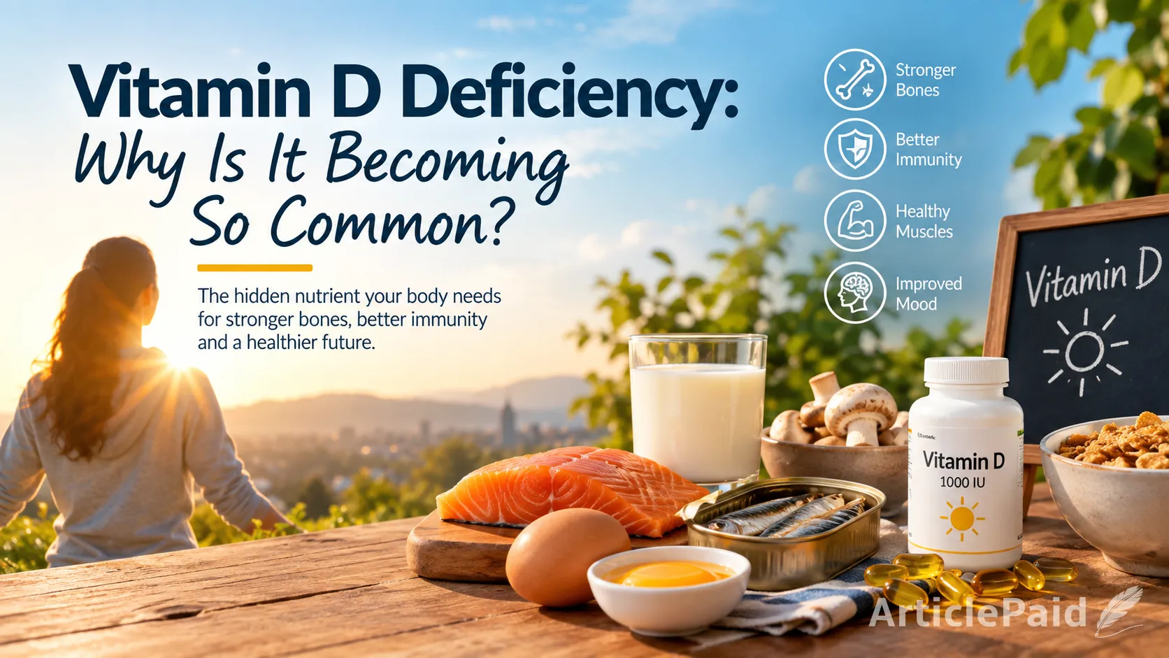 Vitamin D Deficiency: Why Is It Becoming So Common?  | ArticlePaid
