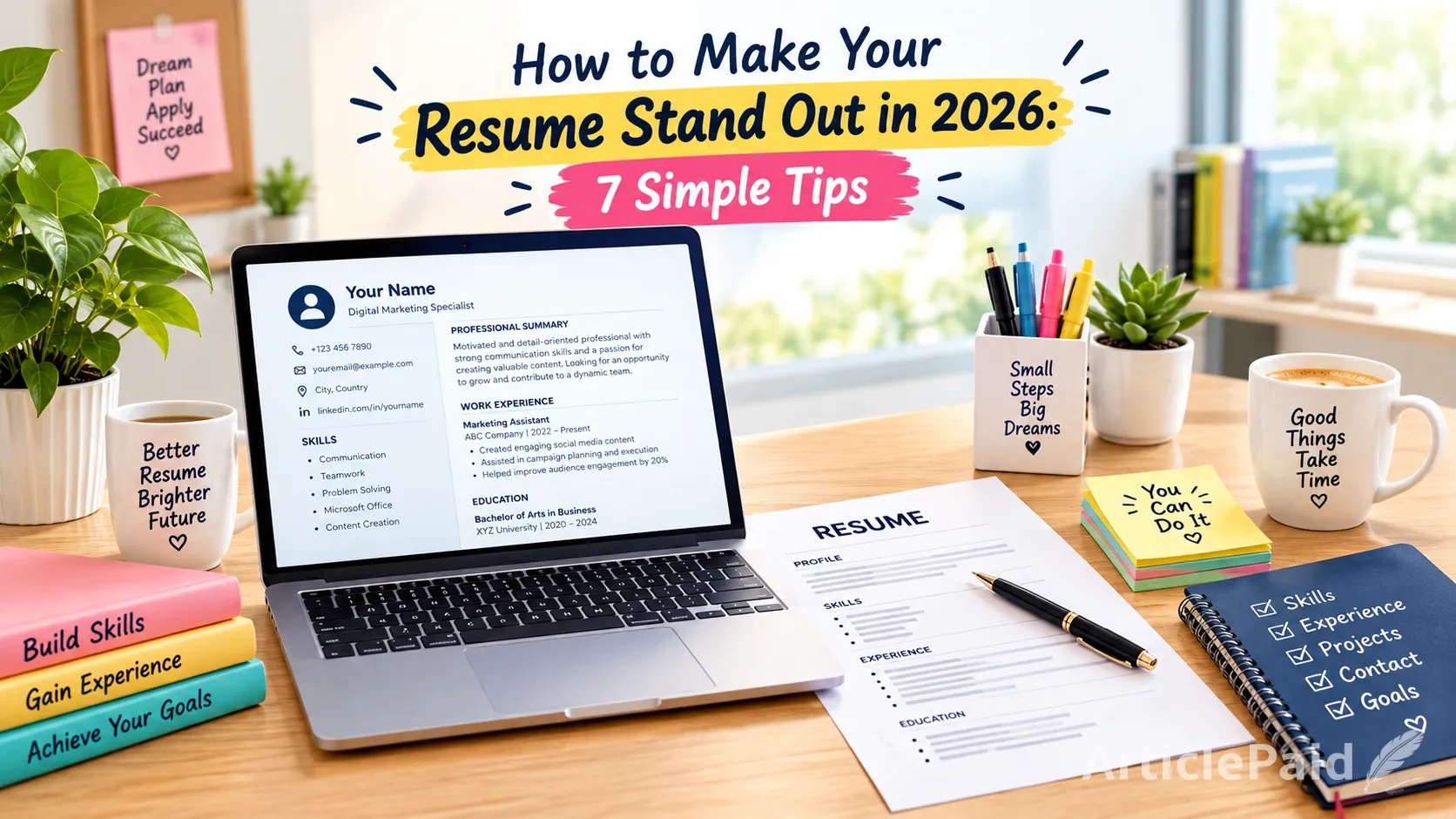 How to Make Your Resume Stand Out in 2026: 7 Simple Tips  | ArticlePaid