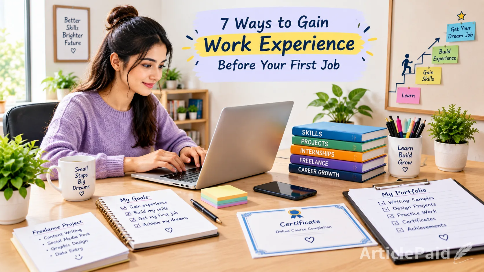 7 Ways to Gain Work Experience Before Your First Job  | ArticlePaid