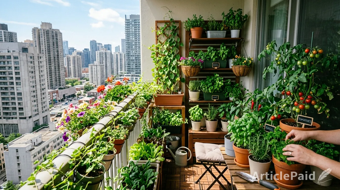 Micro-Gardening in High-Rises: Growing Green Spaces in Small Places  | ArticlePaid