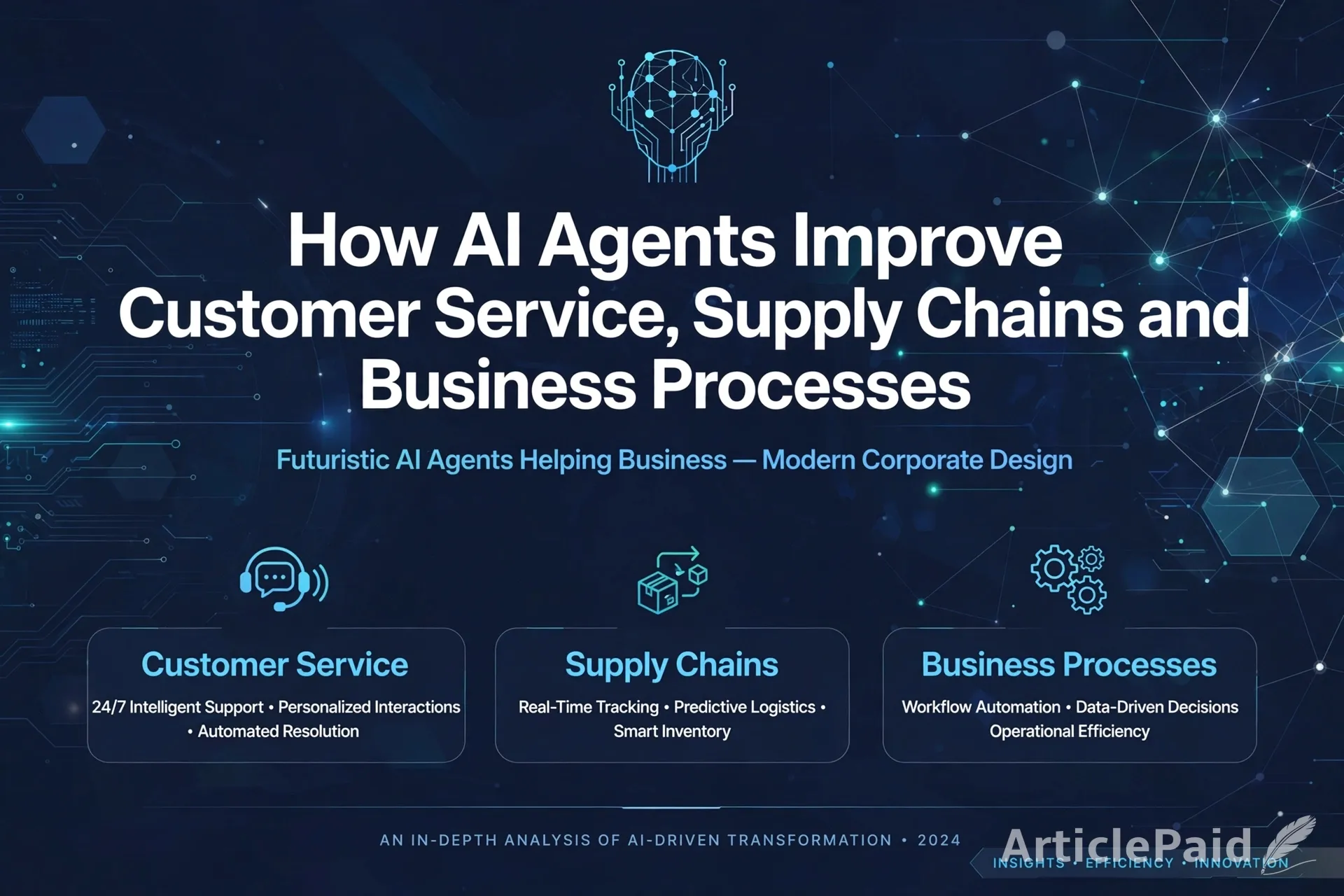 How AI Agents Improve Customer Service, Supply Chains, and Other Business Proces  | ArticlePaid