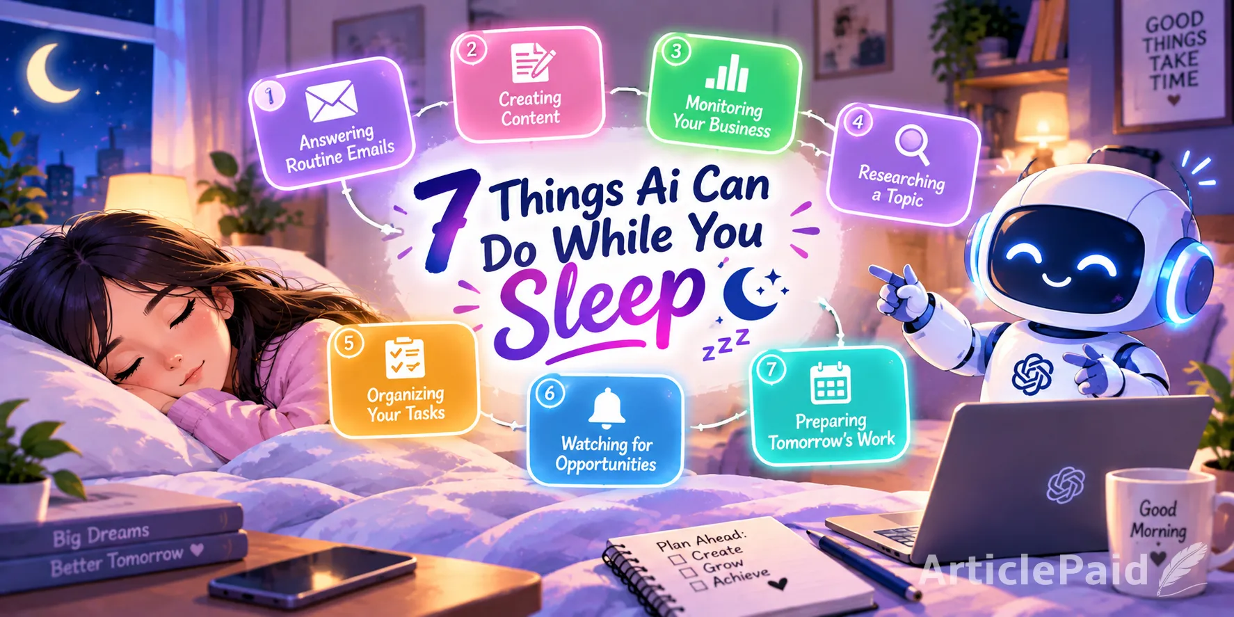 7 Things AI Can Do for You While You’re Sleeping ?