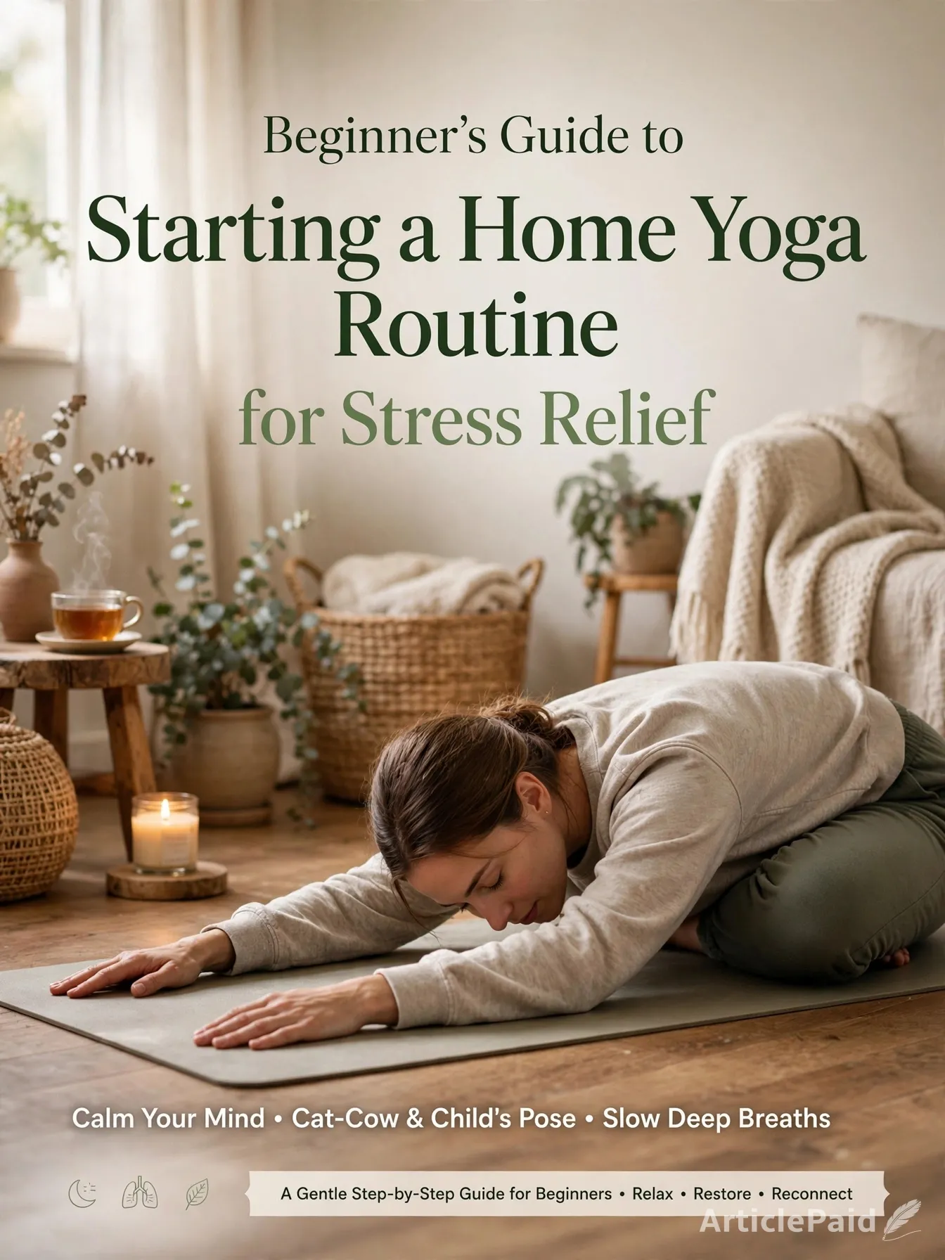A Beginner’s Guide to Starting a Home Yoga Routine for Stress Relief.
