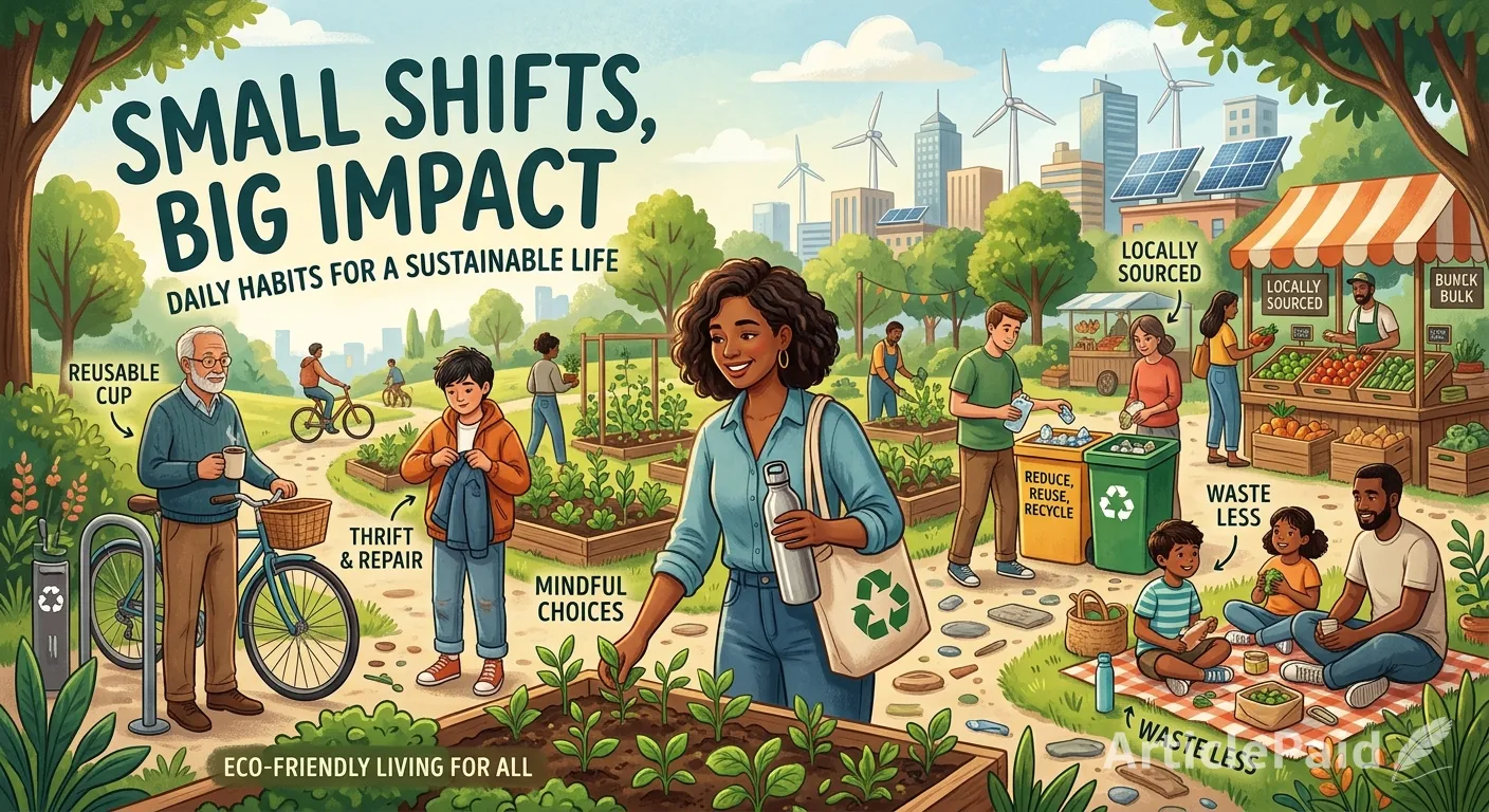 Small Shifts, Big Impact: Practical Sustainability for Everyday Life