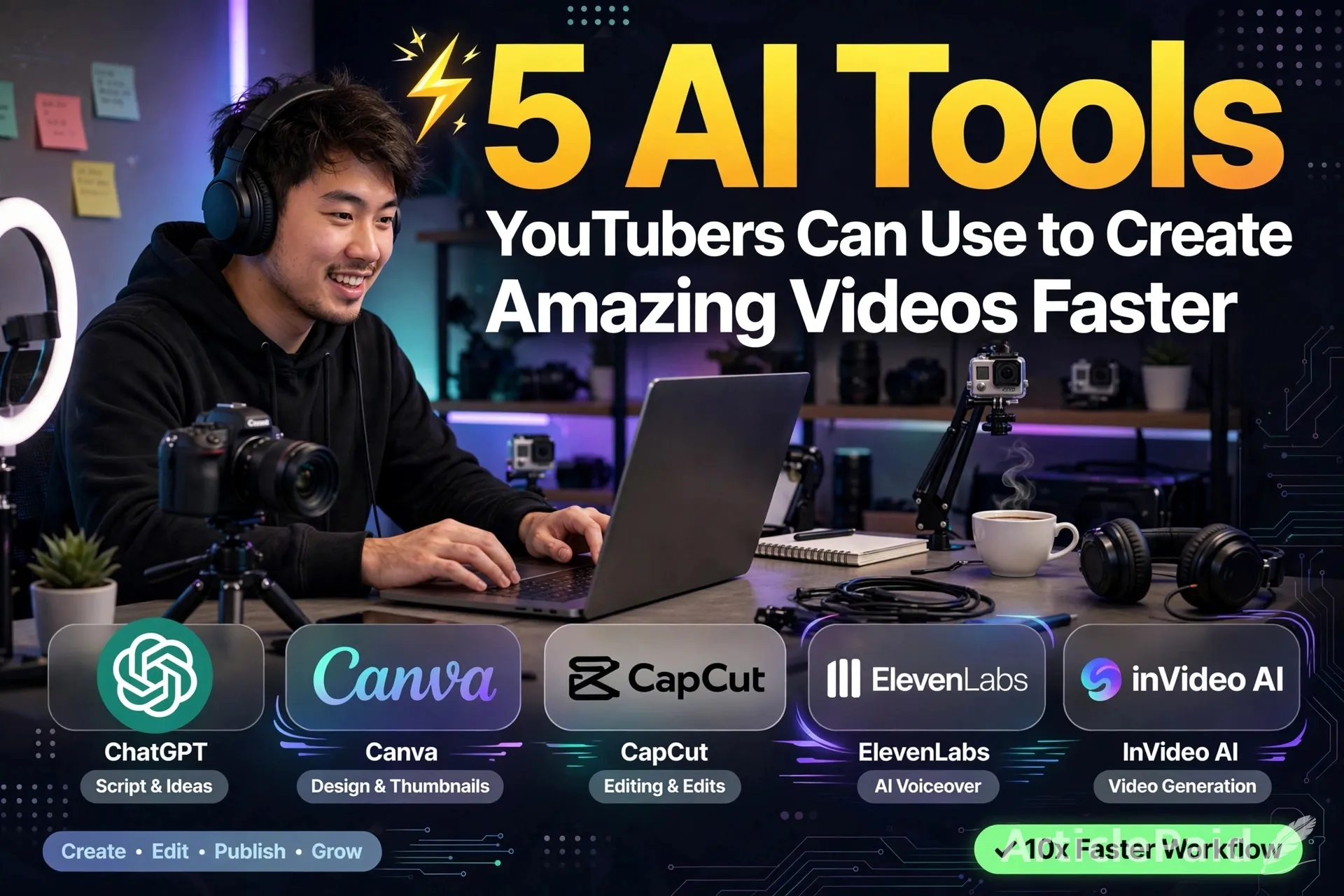 5 AI Tools YouTubers Can Use to Create Amazing Videos Faster