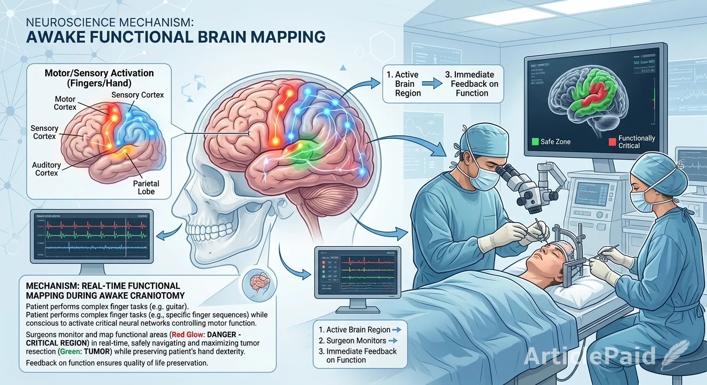 Symphony of the Mind: Playing Guitar Through Brain Surgery