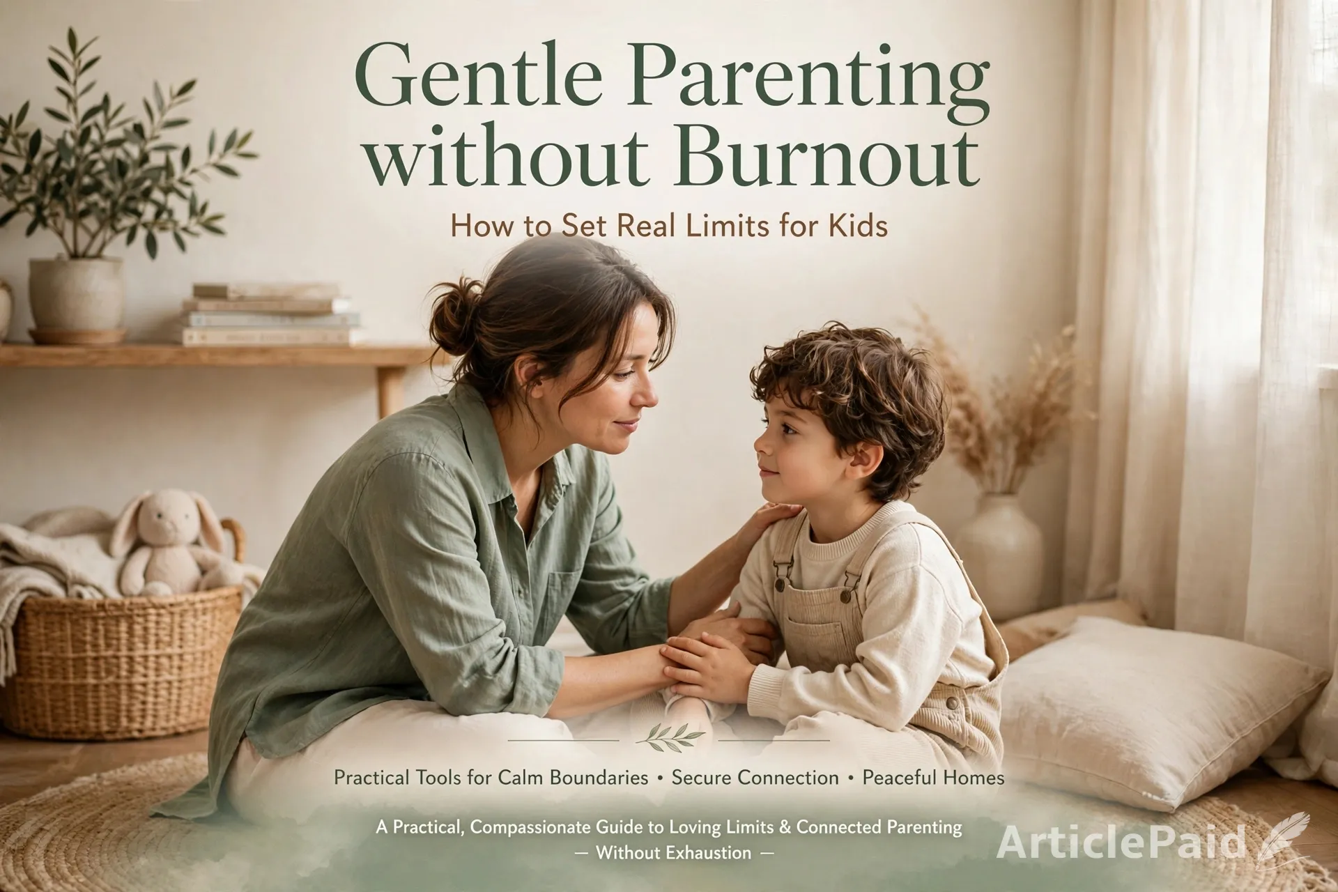 Gentle Parenting without Burnout: How to Set Real Limits for Kids