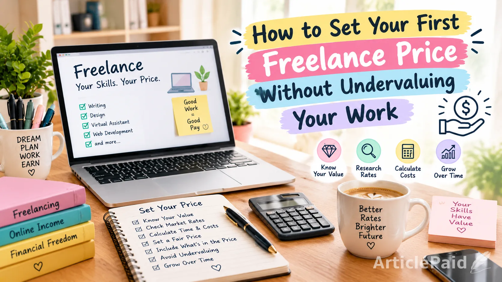 How to Set Your First Freelance Price Without Undervaluing Your Work