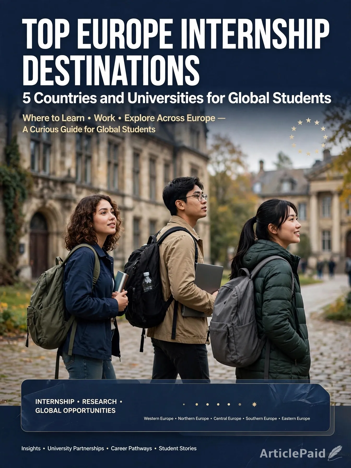 Top Europe Internship Destination: 5 Countries and Universities for Global Study