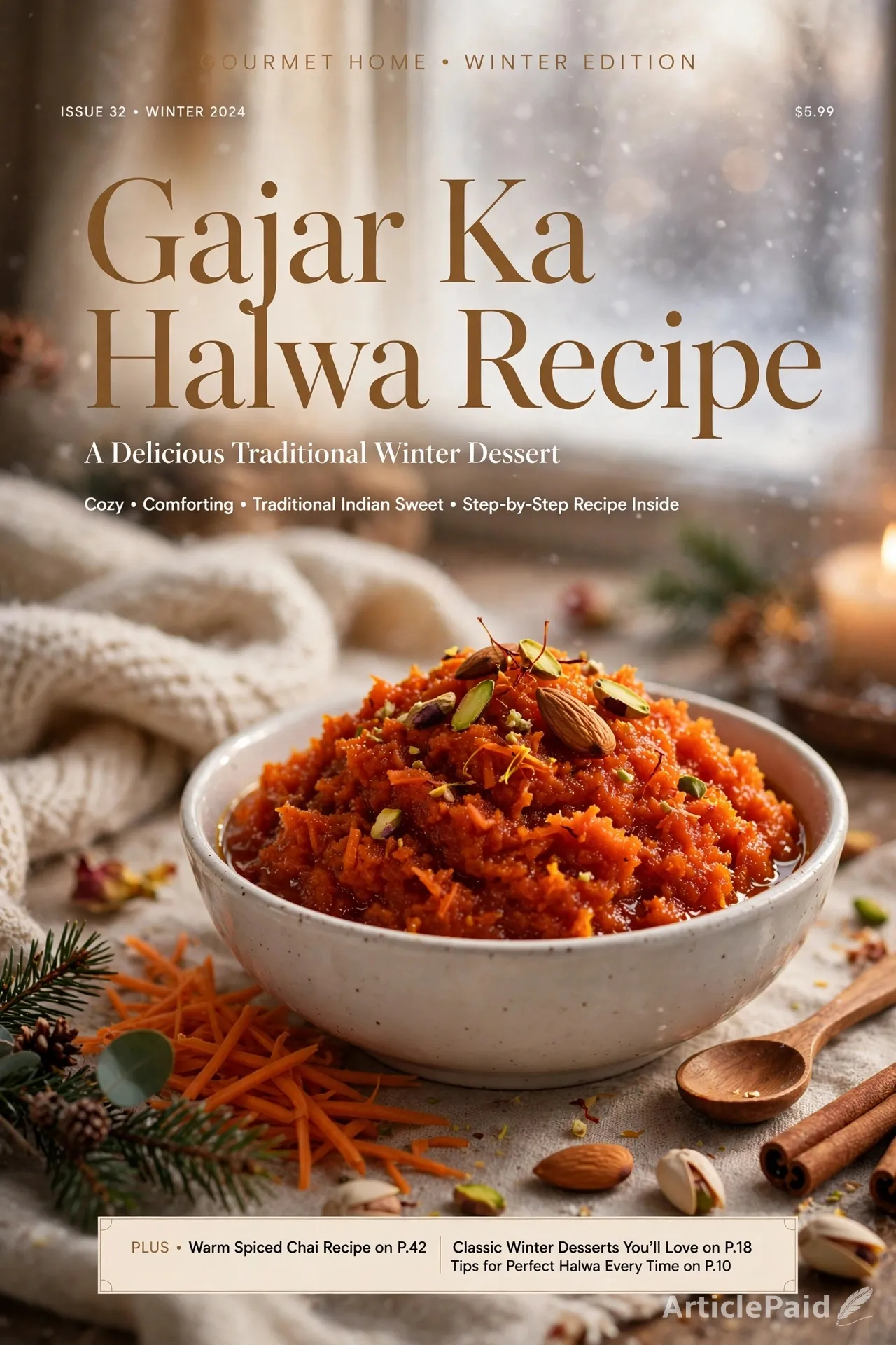 Gajar Ka Halwa Recipe: A Delicious Traditional Winter Dessert