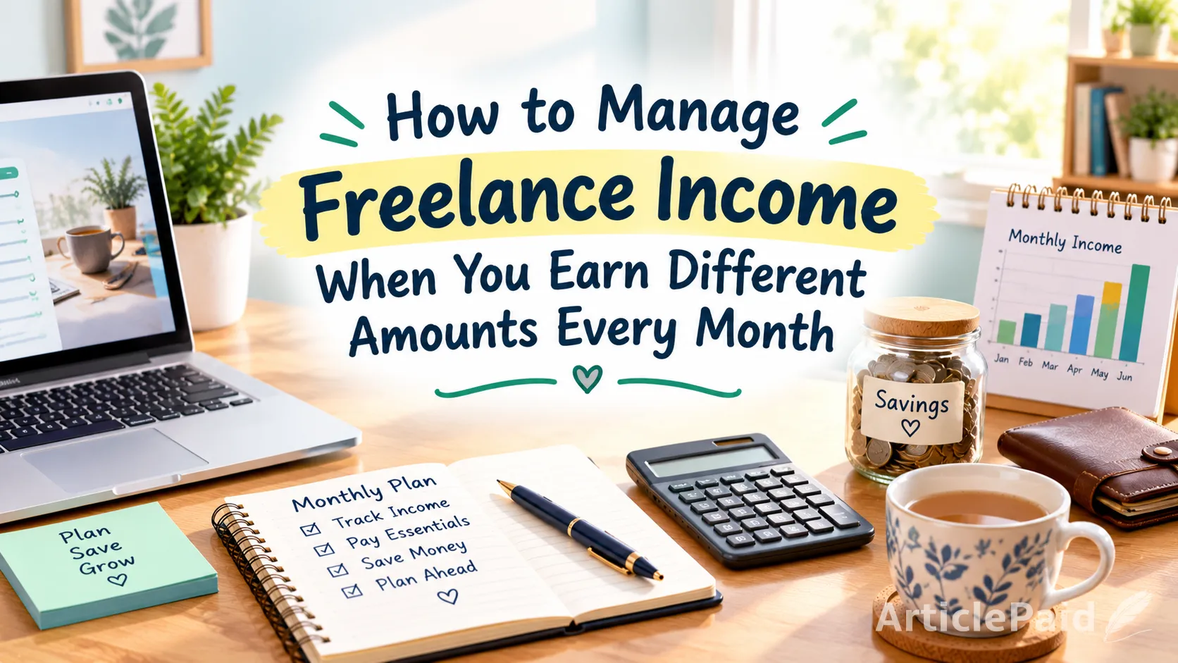 How to Manage Freelance Income When You Earn Different Amounts Every Month