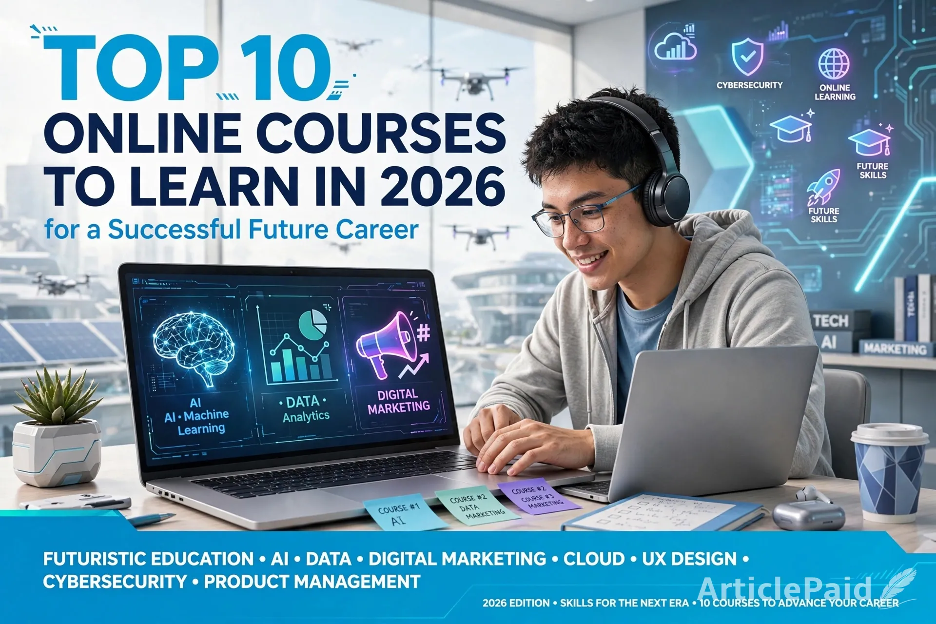 Top 10 Online Courses to Learn in 2026 for a Successful Future Career
