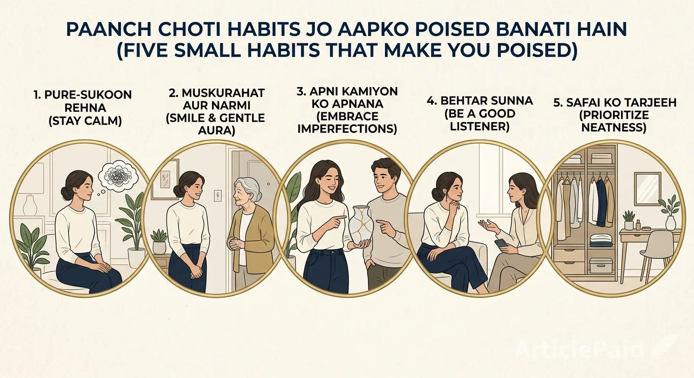 05 Small Habits That Make You Seem Graceful and Poised