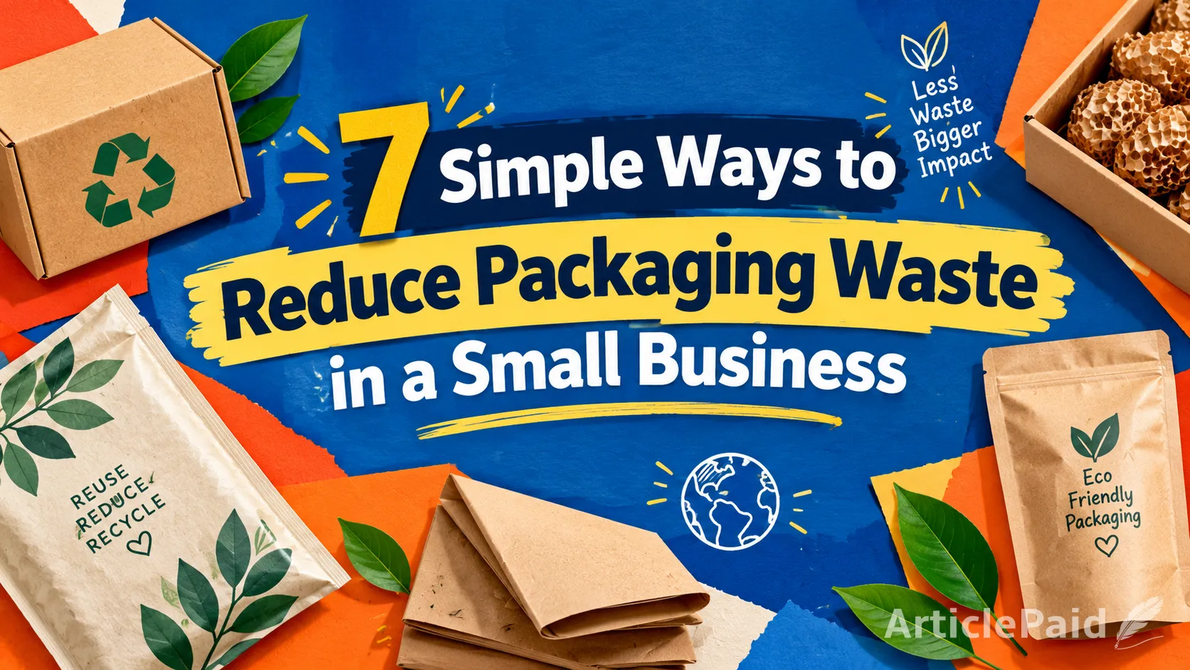 7 Simple Ways to Reduce Packaging Waste in a Small Business