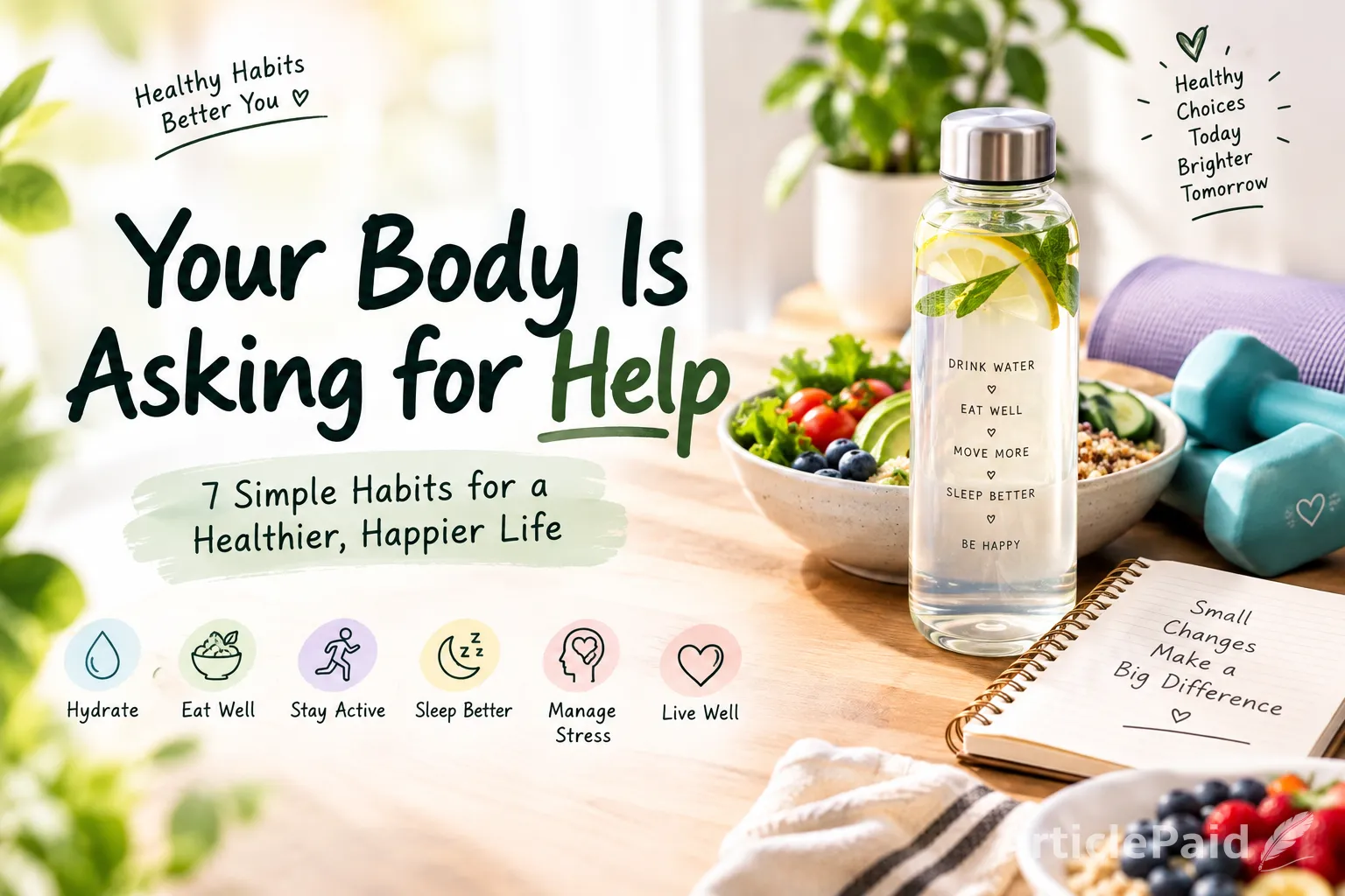Your Body Is Asking for Help: 7 Simple Habits for a Healthier, Happier Life