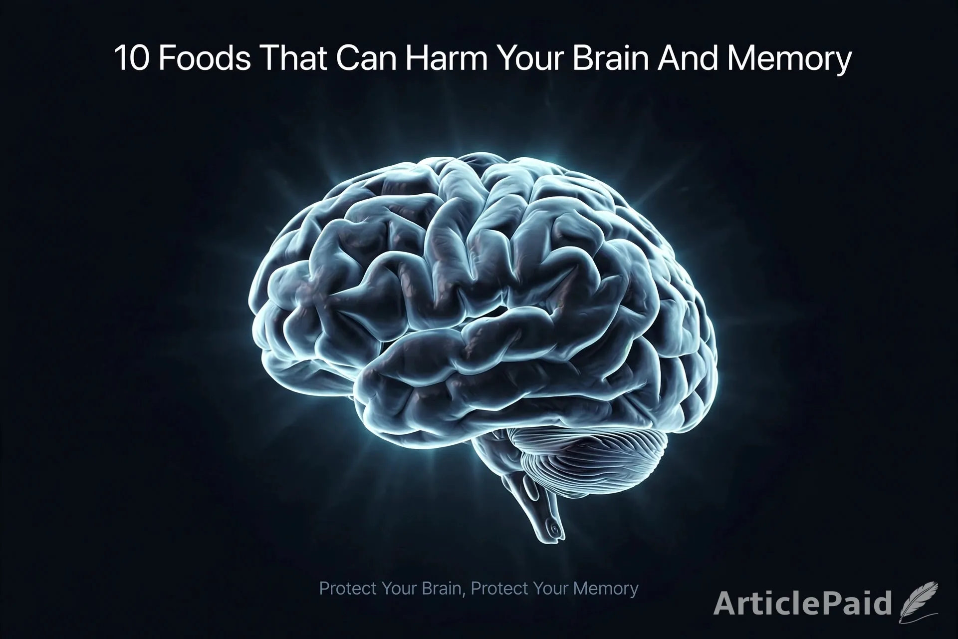 10 Foods That Can Harm Your Brain And Memory