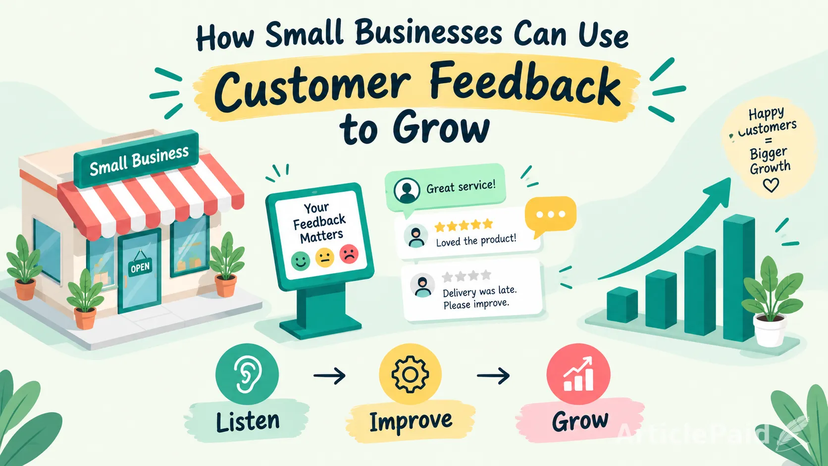 How Small Businesses Can Use Customer Feedback to Grow