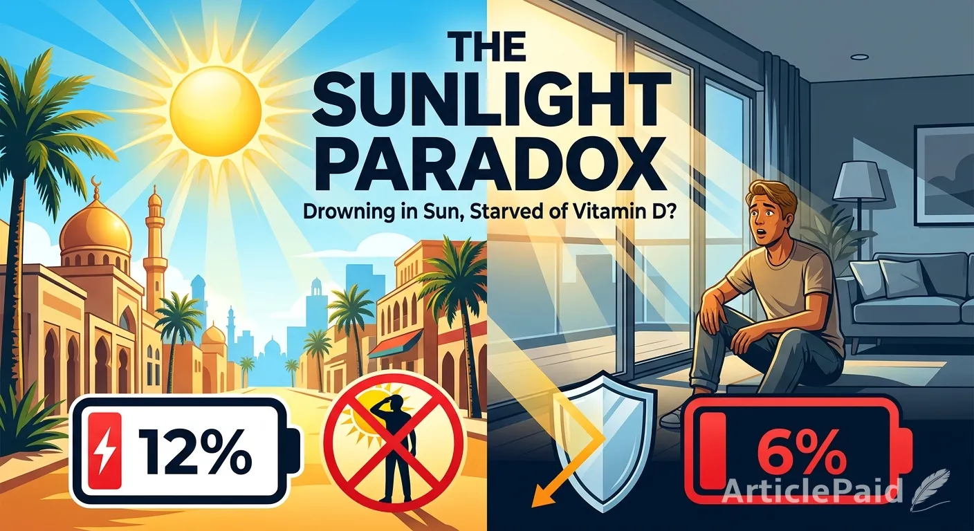 The Sunlight Paradox: Why Sun-Drenched Countries Are Secretly Vitamin D Deficien