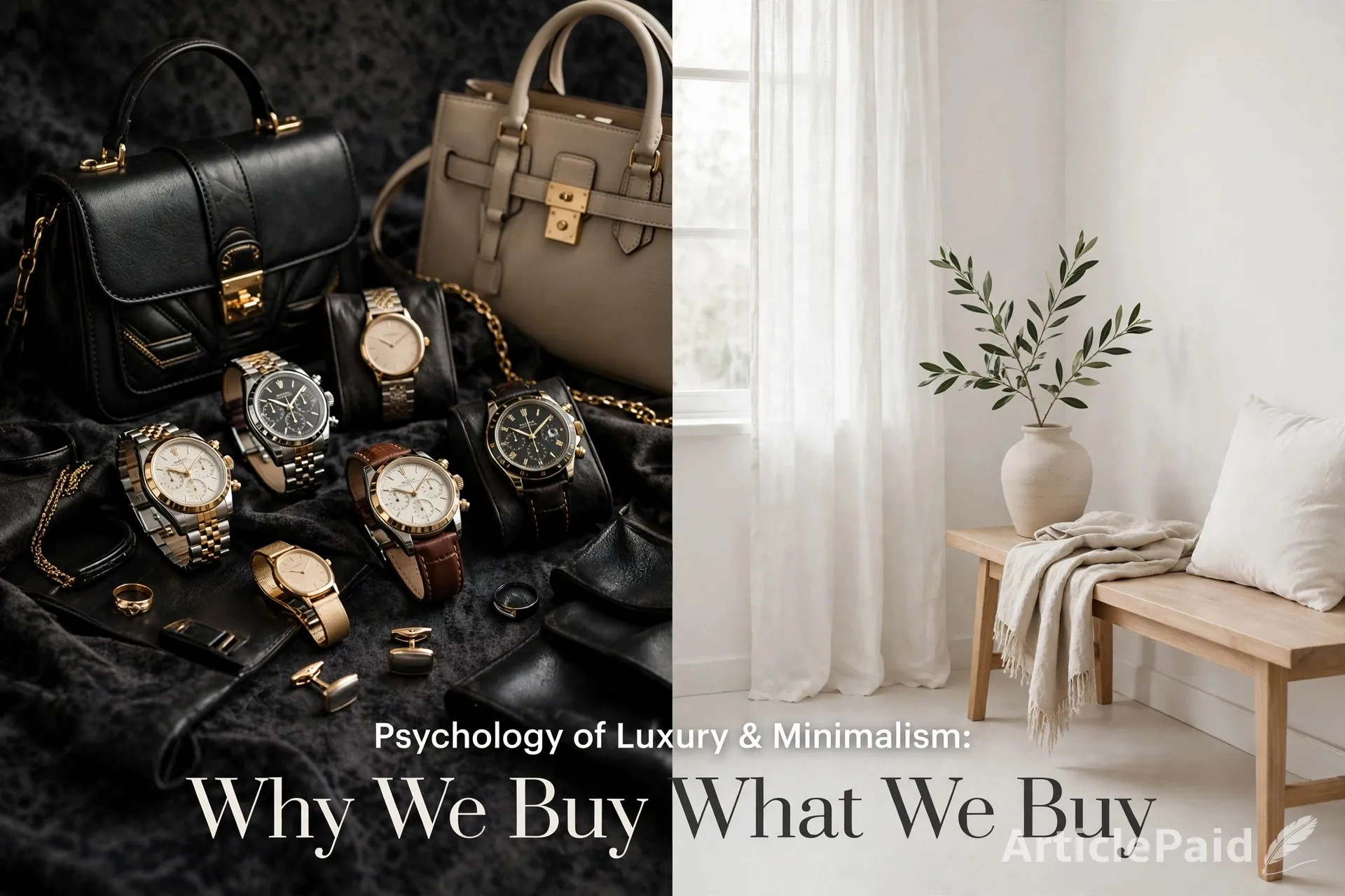 The Psychology of Luxury & Minimalism: Why We Buy What We Buy