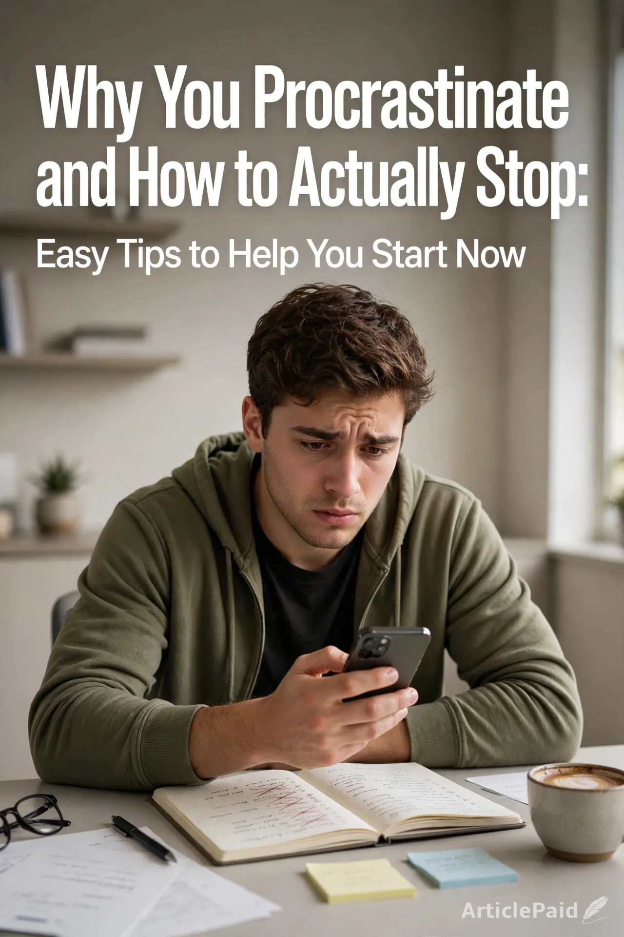 Why You Procrastinate and How to Actually Stop: Easy Tips to Help You Start Now