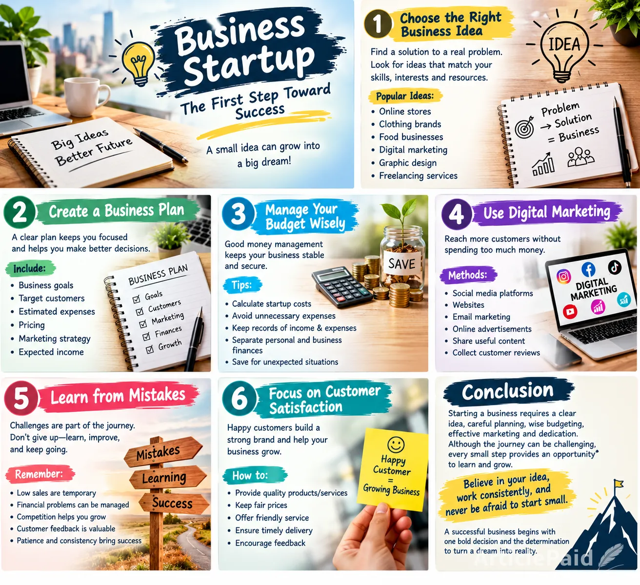 Business Startup: The First Step Toward Success
