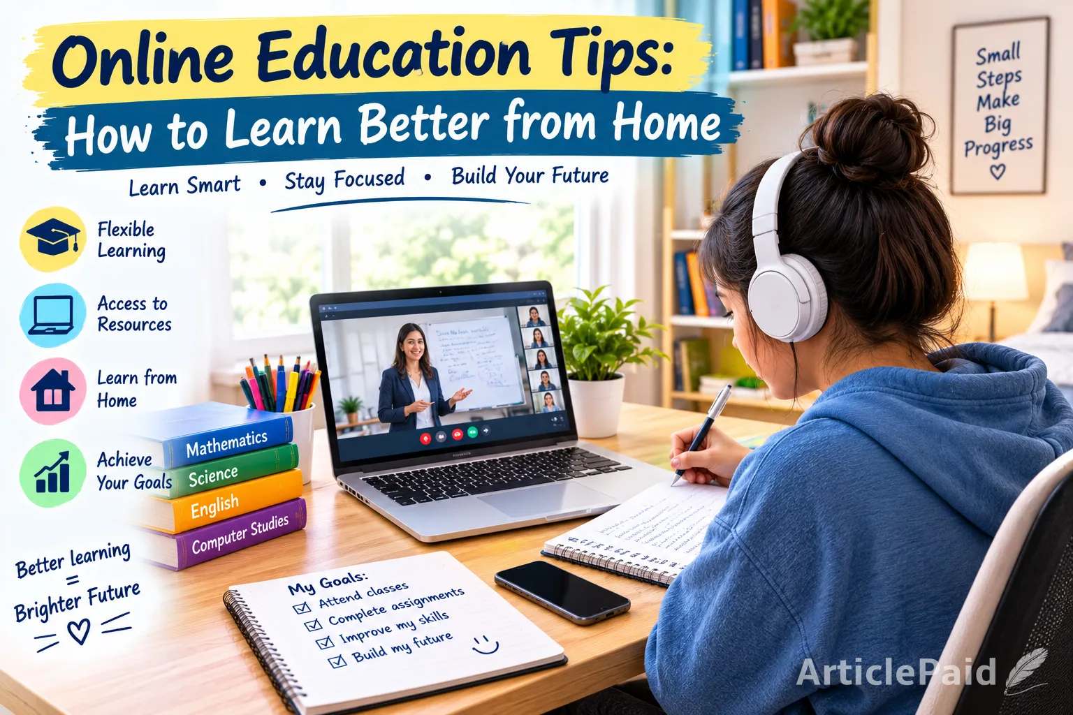 Online Education Tips: How to Learn Better from Home