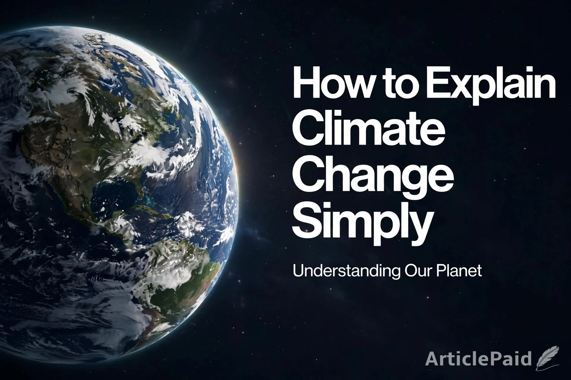 How to Explain Climate Change Simply;Causes and Effects