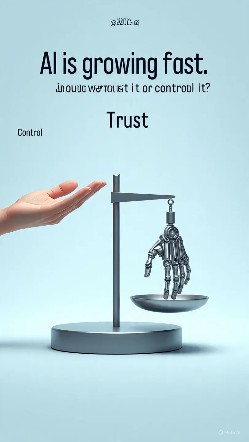 AI is growing fast. Should we trust it or control it? Your v...