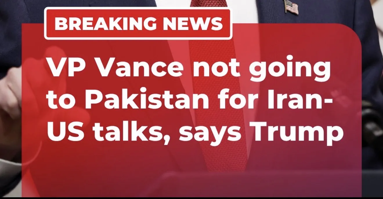 Voice president #JDVance is not going to #Pakistan for Talks...