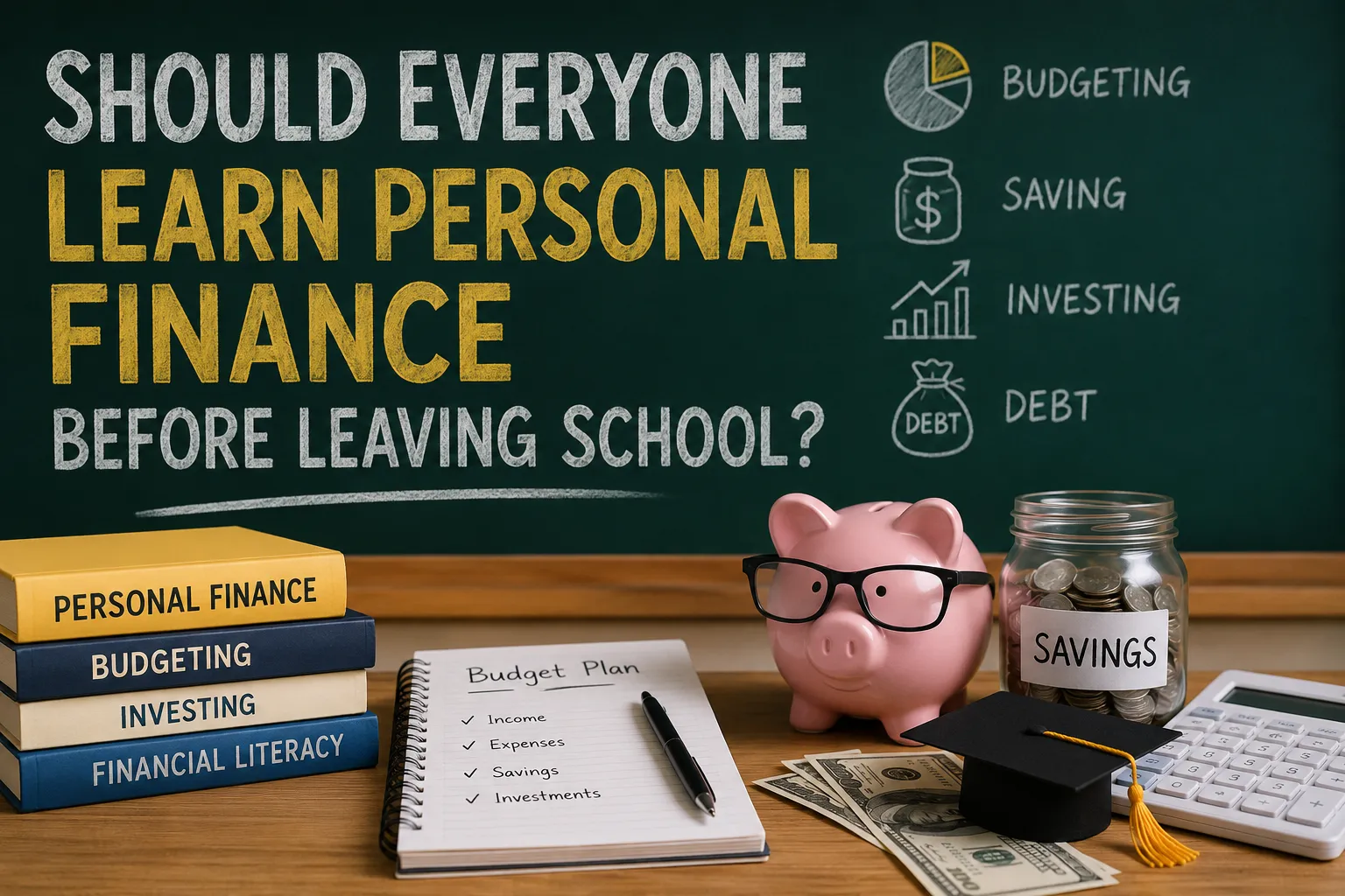 Should everyone learn personal finance before leaving school...