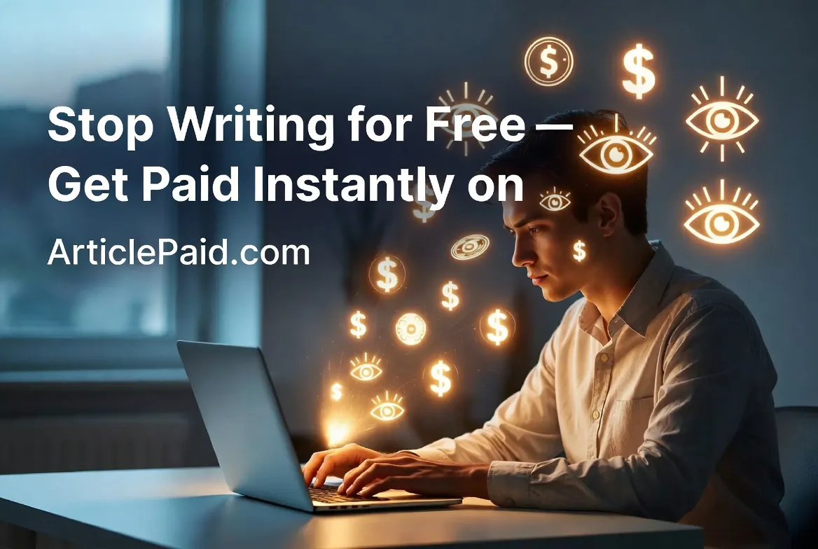 Writers, stop writing for free! Your words have value. On Ar...
