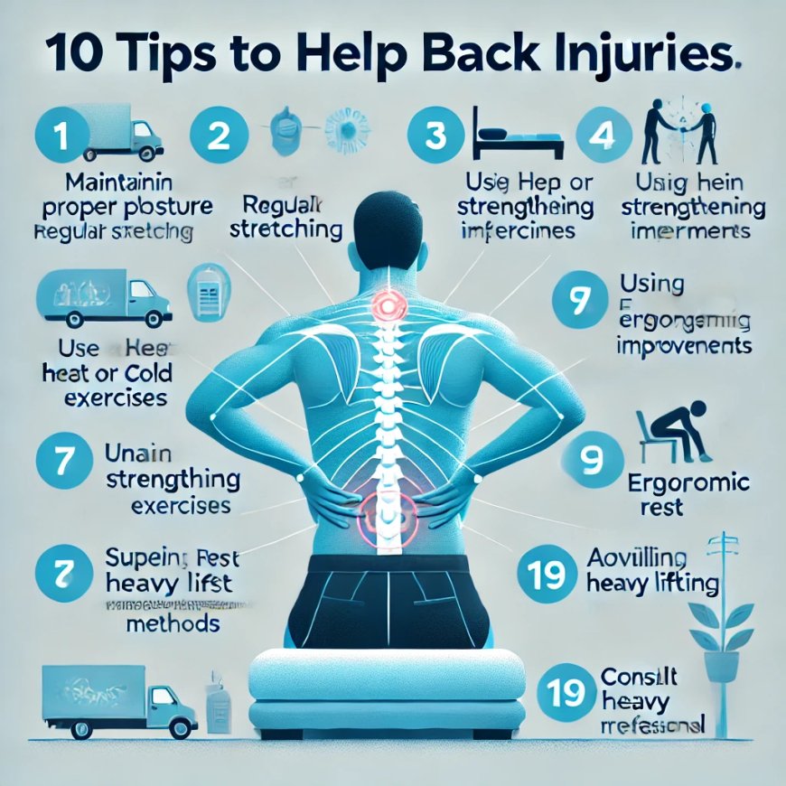 10 Tips to Help Back Injuries     Back injuries can be a gen