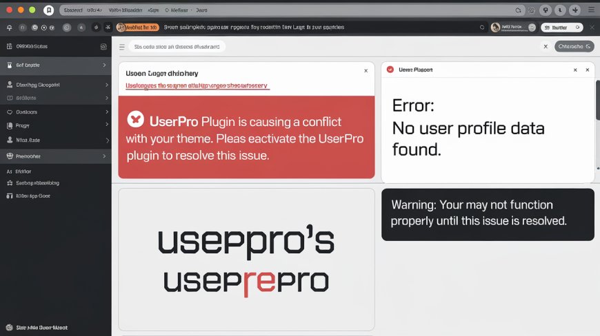 How do I fix this WordPress problem (Userpro plugin)?