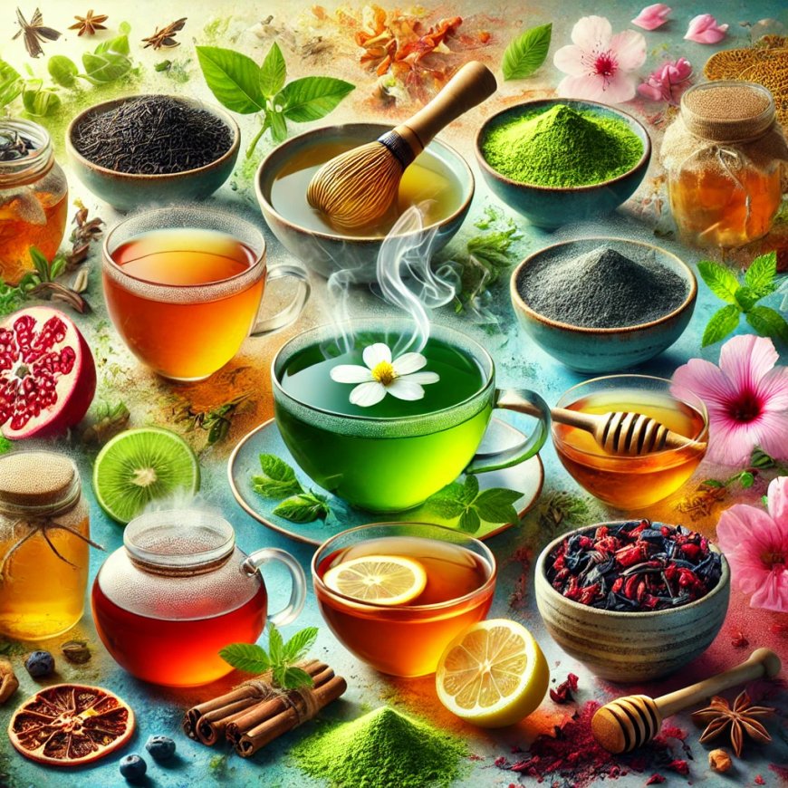How to drink tea frequently, eat a well-rounded diet,