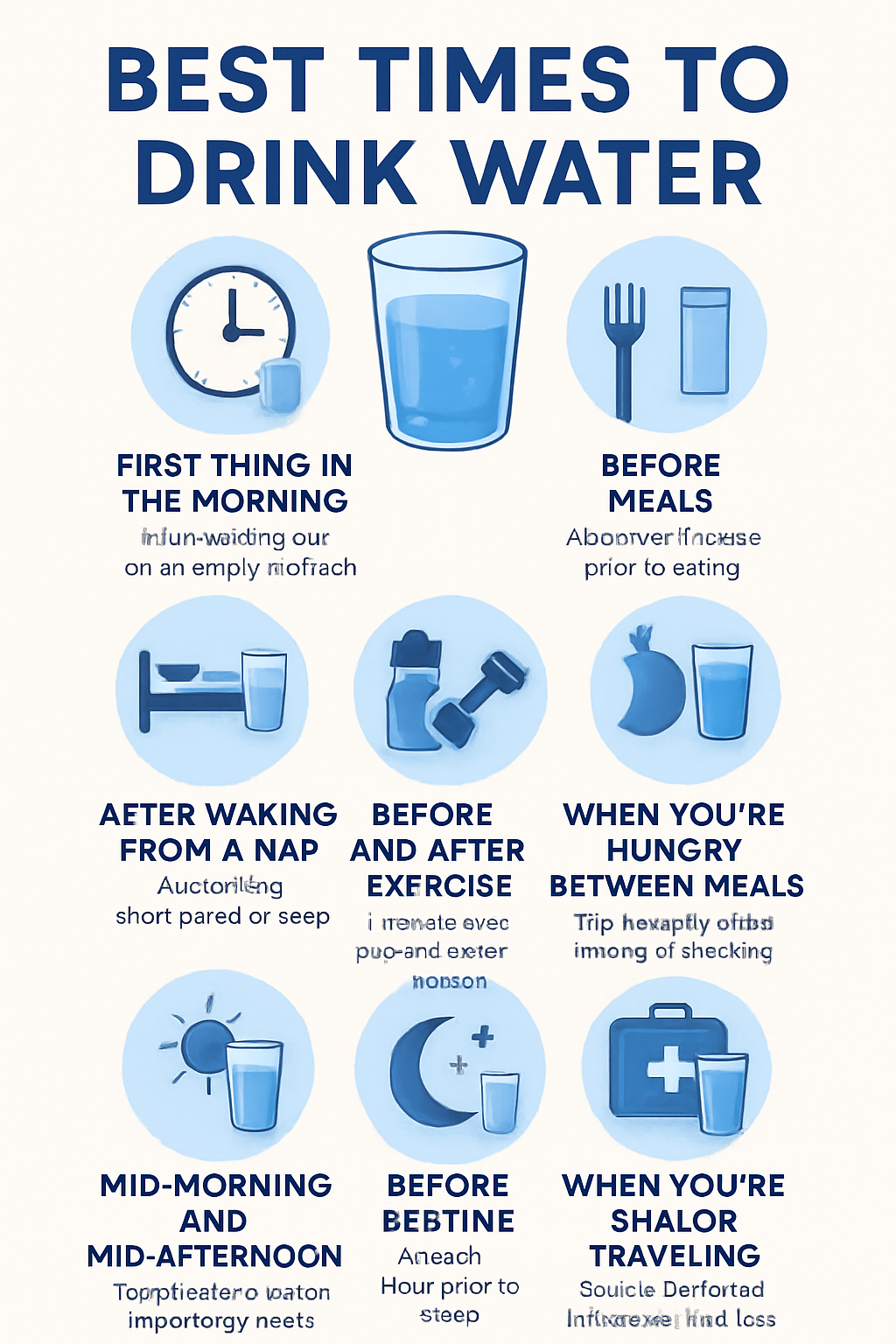 The Best Time to Drink Water to Maintain Hydration.