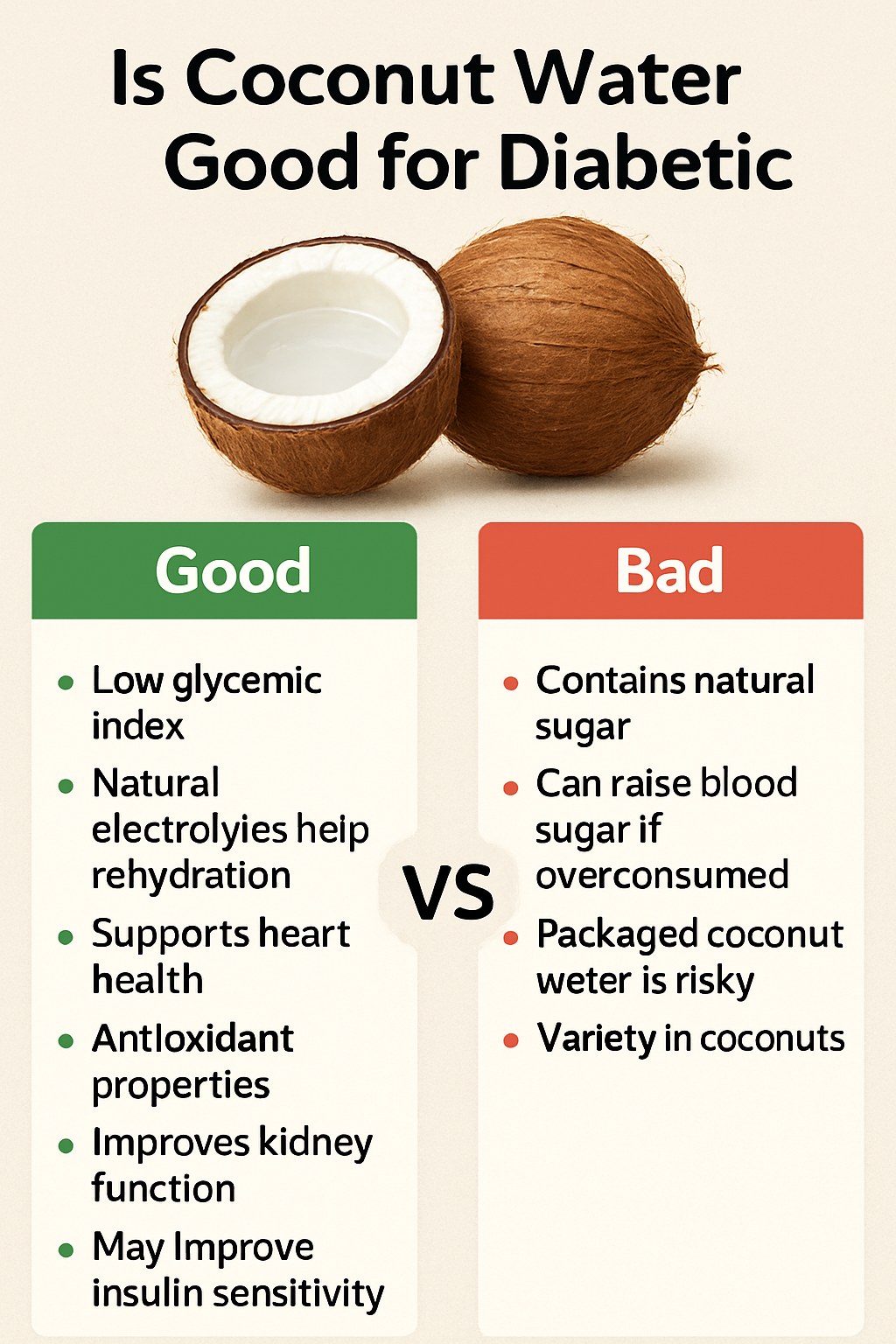 Is Coconut Water Good for Diabetic People? Why It Can Be Be.