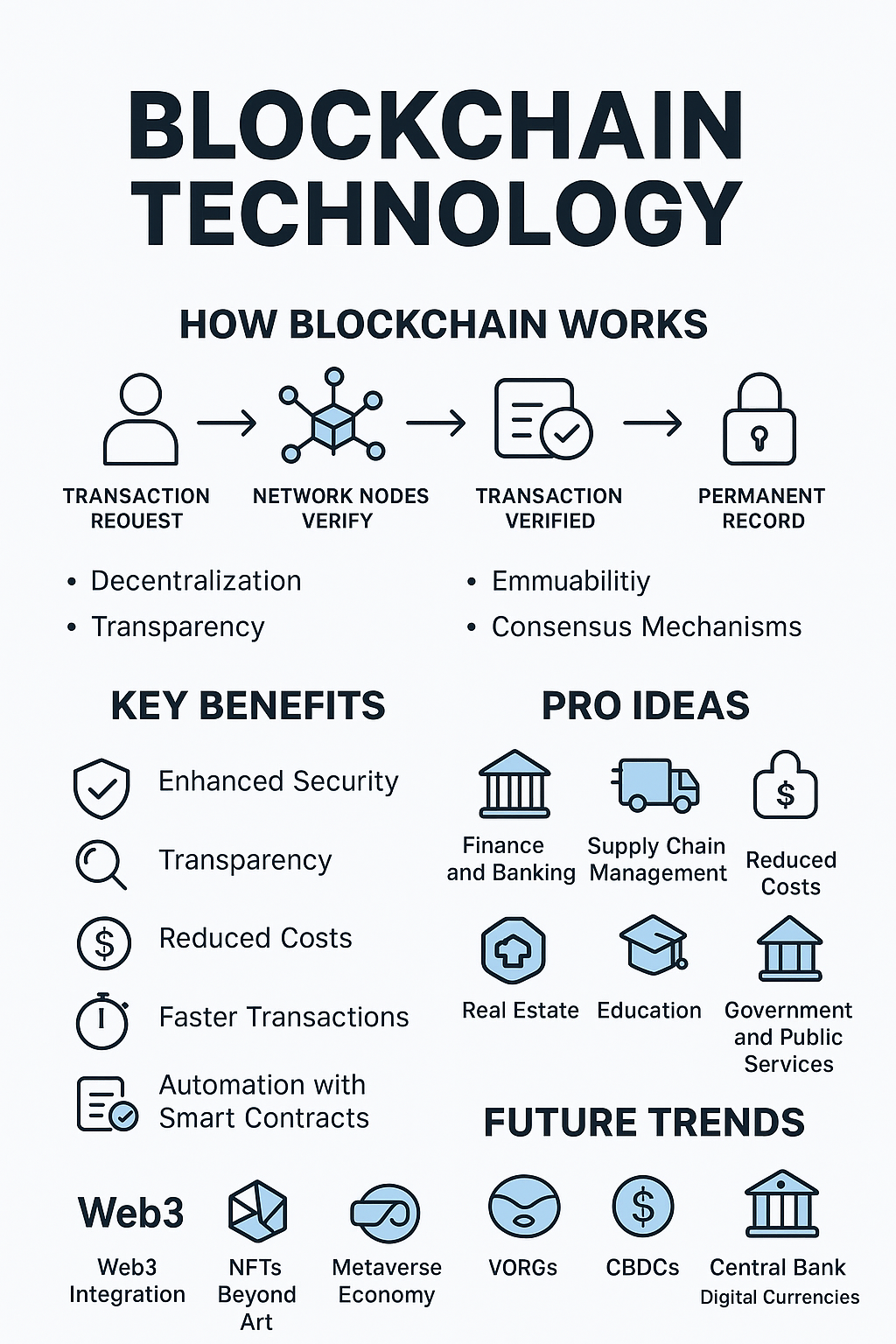 A Comprehensive Guide to Blockchain Technology,future ideas.