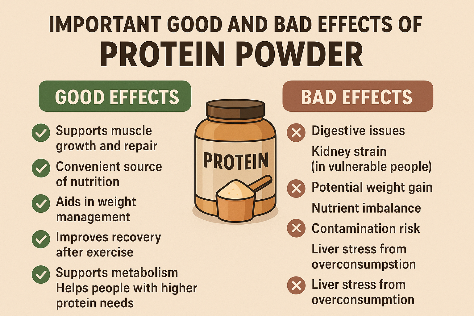 Important Advantages and Disadvantages of Protein Powder.